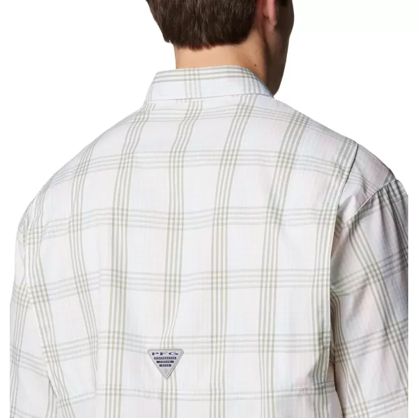 Columbia Mens Super Tamiami Long Sleeve ShirtSmokey Sage All Over Gingham