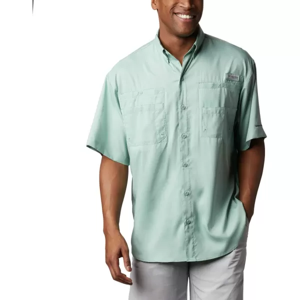 Columbia Mens Tamiami II Short Sleeve ShirtAqua Tone