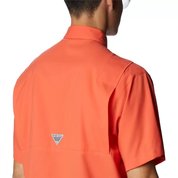 Columbia Mens Tamiami II Short Sleeve ShirtCorange  Legacy