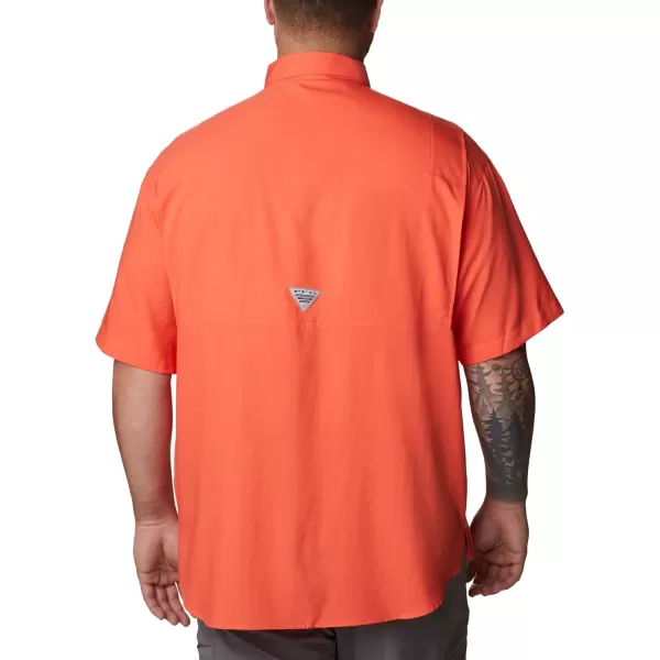 Columbia Mens Tamiami II Short Sleeve ShirtCorange  Legacy