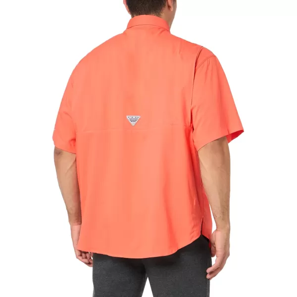 Columbia Mens Tamiami II Short Sleeve ShirtCorange  Legacy