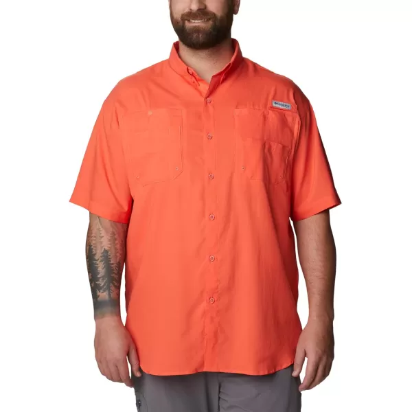 Columbia Mens Tamiami II Short Sleeve ShirtCorange  Legacy