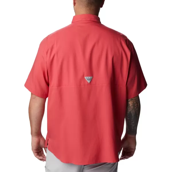 Columbia Mens Tamiami II Short Sleeve ShirtSunset Red