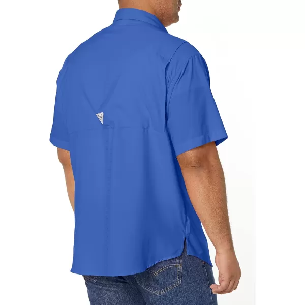 Columbia Mens Tamiami II Short Sleeve ShirtVivid Blue  Legacy