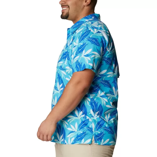 Columbia Mens Trollers Best Short Sleeve ShirtAtoll Tuna Paradise Print