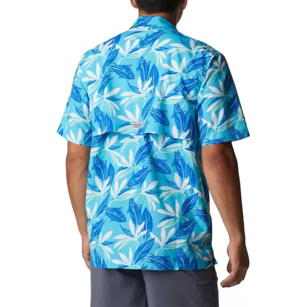 Columbia Mens Trollers Best Short Sleeve ShirtAtoll Tuna Paradise Print