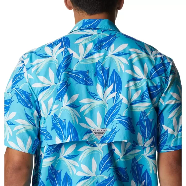 Columbia Mens Trollers Best Short Sleeve ShirtAtoll Tuna Paradise Print