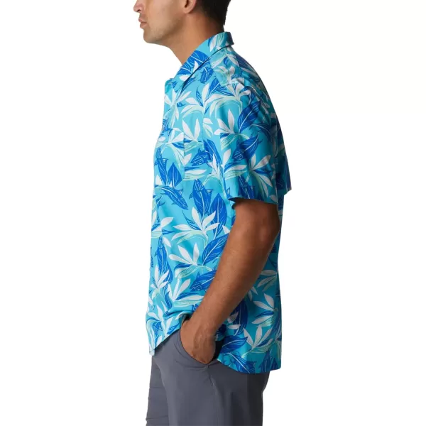 Columbia Mens Trollers Best Short Sleeve ShirtAtoll Tuna Paradise Print