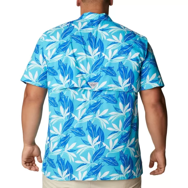 Columbia Mens Trollers Best Short Sleeve ShirtAtoll Tuna Paradise Print