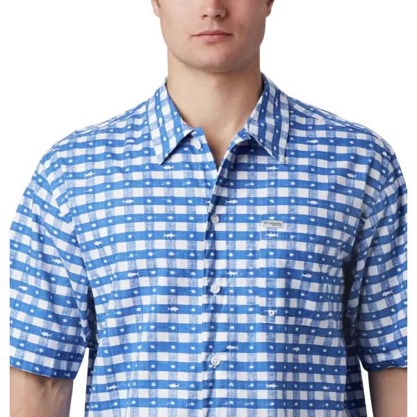 Columbia Mens Trollers Best Short Sleeve ShirtBlue