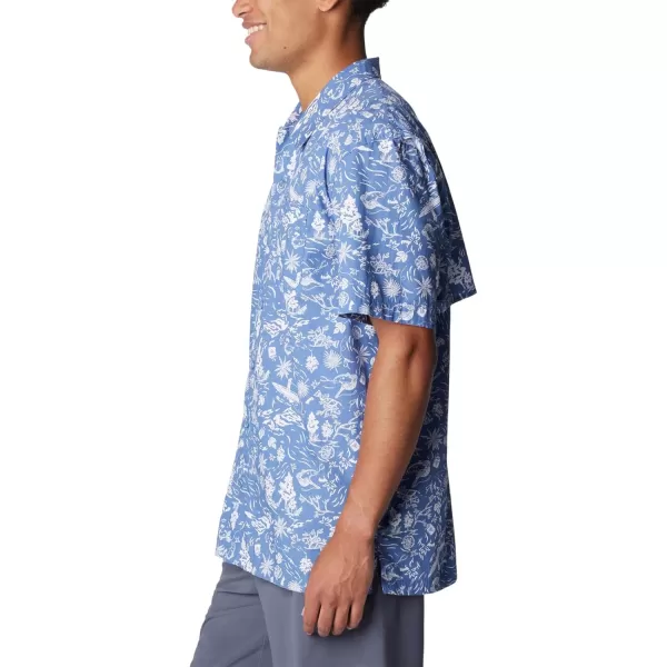 Columbia Mens Trollers Best Short Sleeve ShirtBluebellKahawai