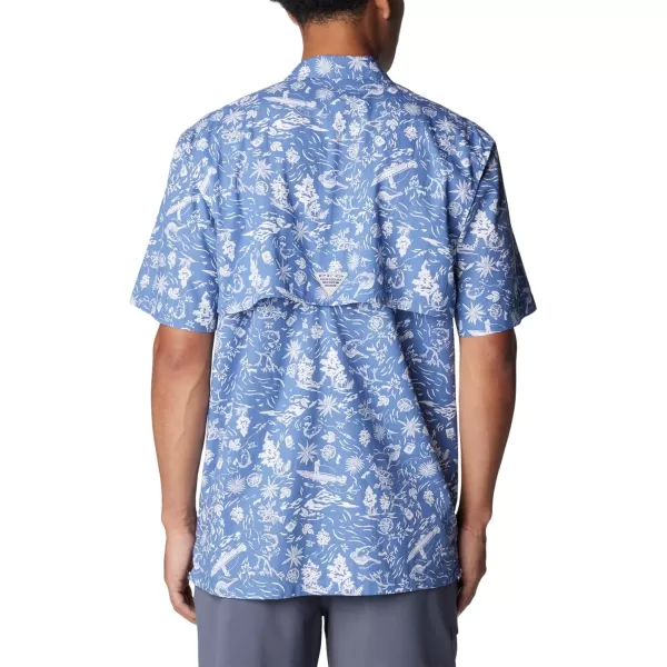 Columbia Mens Trollers Best Short Sleeve ShirtBluebellKahawai