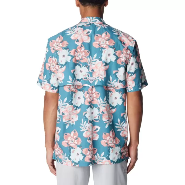 Columbia Mens Trollers Best Short Sleeve ShirtCanyon BlueBotanicraze