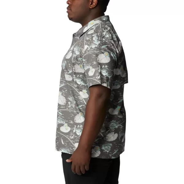 Columbia Mens Trollers Best Short Sleeve ShirtCity Grey Bassman