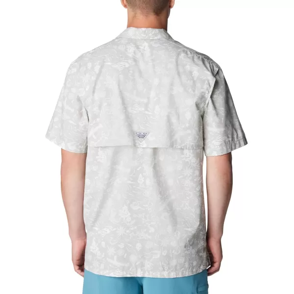 Columbia Mens Trollers Best Short Sleeve ShirtCool GreyKahawai