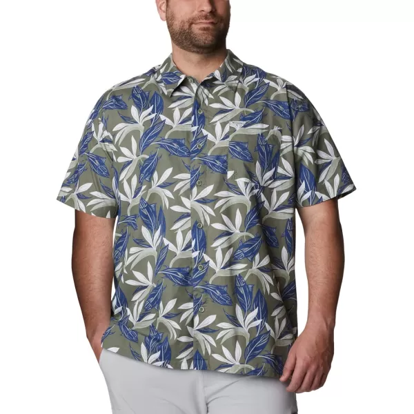 Columbia Mens Trollers Best Short Sleeve ShirtCypress Tuna Paradise Print