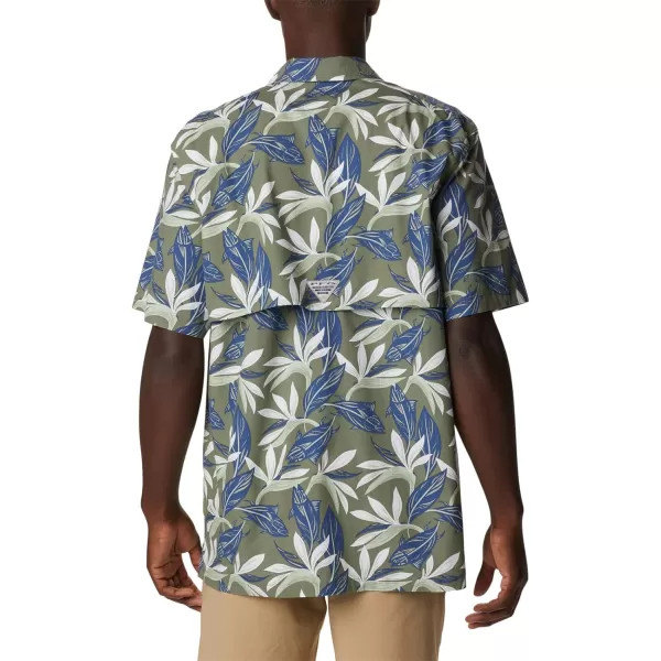 Columbia Mens Trollers Best Short Sleeve ShirtCypress Tuna Paradise Print