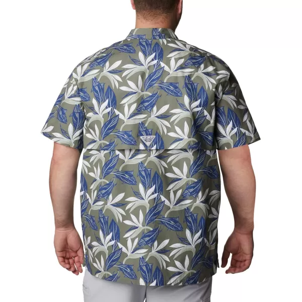 Columbia Mens Trollers Best Short Sleeve ShirtCypress Tuna Paradise Print