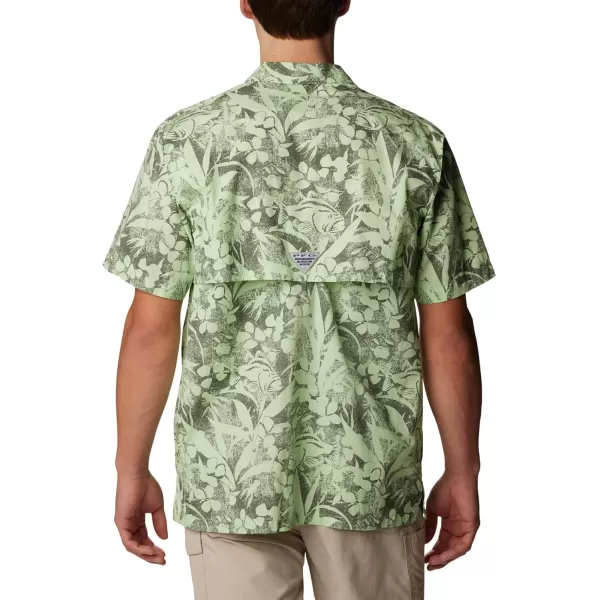 Columbia Mens Trollers Best Short Sleeve ShirtKey West Basstyle Print