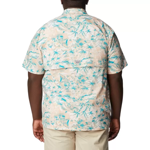 Columbia Mens Trollers Best Short Sleeve ShirtLight Coral Seaday