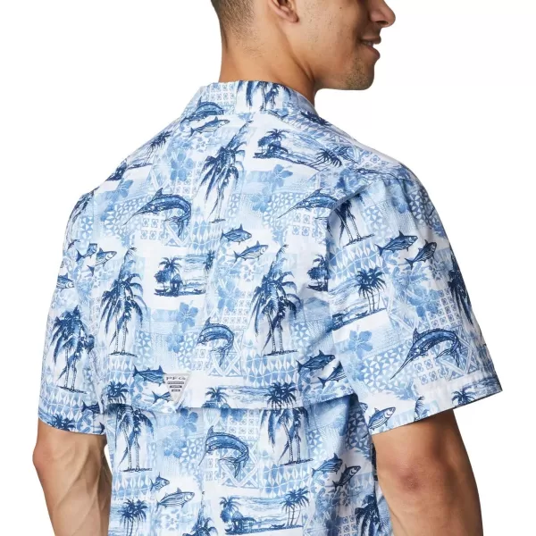 Columbia Mens Trollers Best Short Sleeve ShirtSkyler Polynesian Print