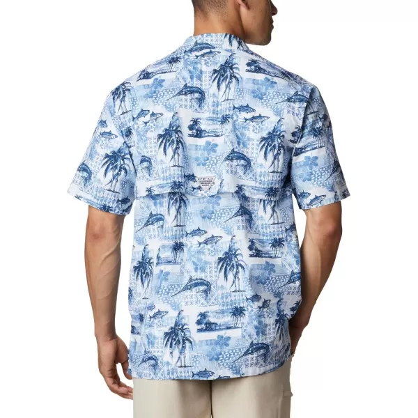 Columbia Mens Trollers Best Short Sleeve ShirtSkyler Polynesian Print