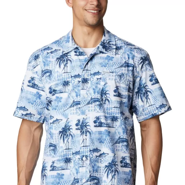 Columbia Mens Trollers Best Short Sleeve ShirtSkyler Polynesian Print