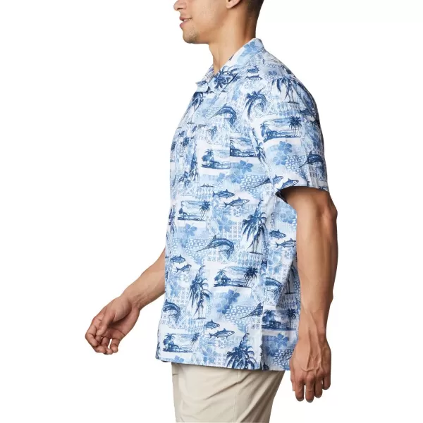 Columbia Mens Trollers Best Short Sleeve ShirtSkyler Polynesian Print