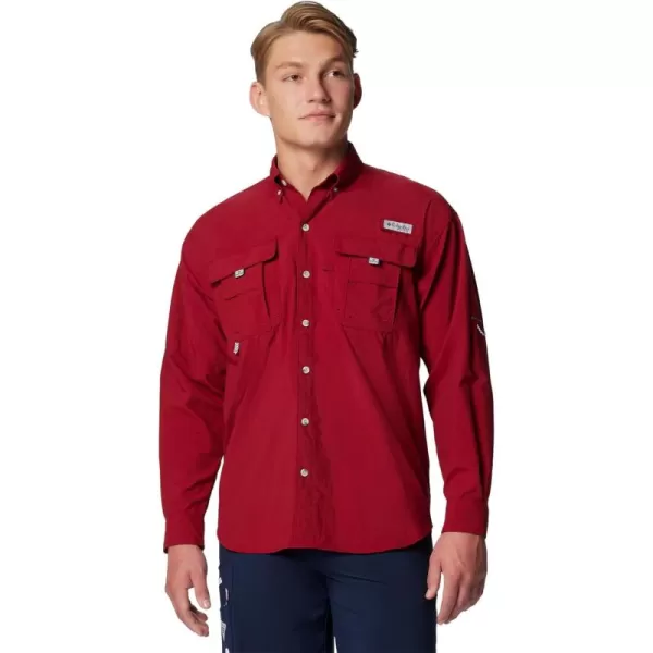 Columbia Mens Bahama II Long Sleeve Shirt2024 Beet