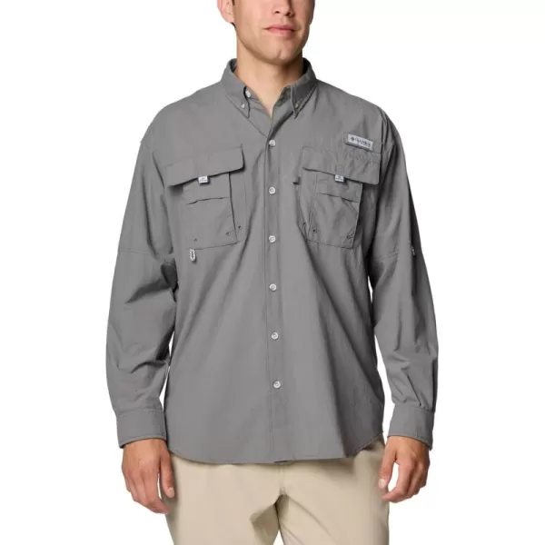 Columbia Mens Bahama II Long Sleeve Shirt2024 City Grey