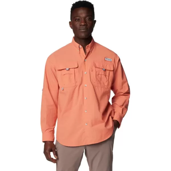 Columbia Mens Bahama II Long Sleeve ShirtFaded Peach