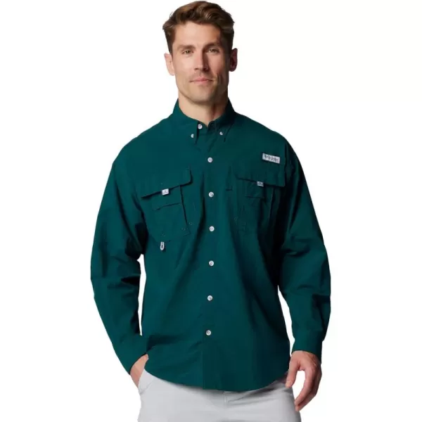 Columbia Mens Bahama II Long Sleeve ShirtMidnight Teal