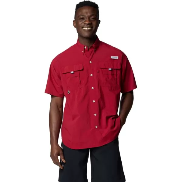 Columbia Mens Bahama II Short Sleeve Shirt2024 Beet