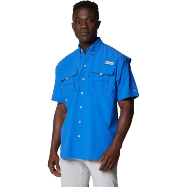 Columbia Mens Bahama II Short Sleeve Shirt2024 Vivid Blue