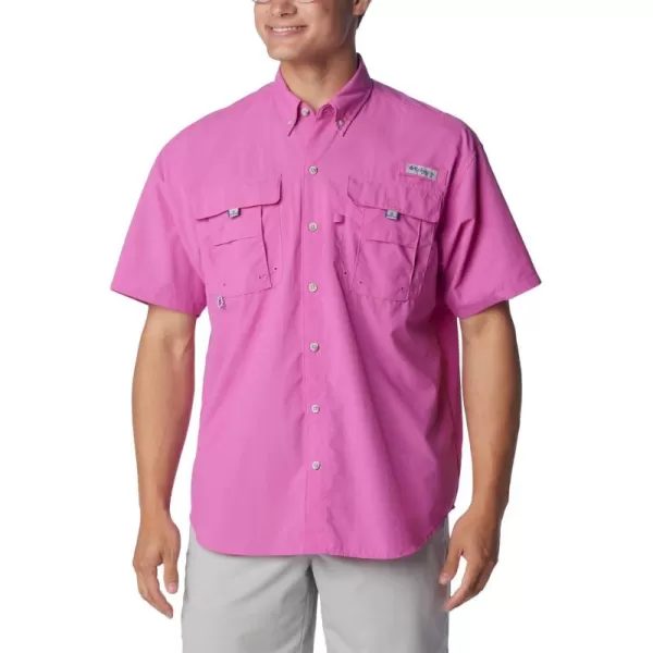 Columbia Mens Bahama II Short Sleeve ShirtBright Lavender