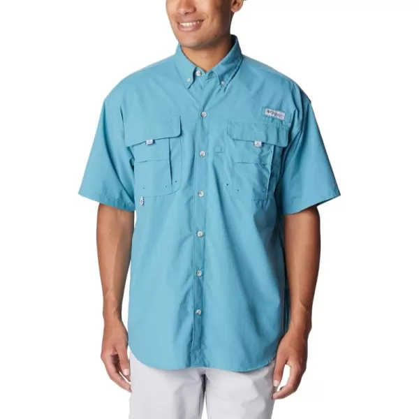 Columbia Mens Bahama II Short Sleeve ShirtCanyon Blue