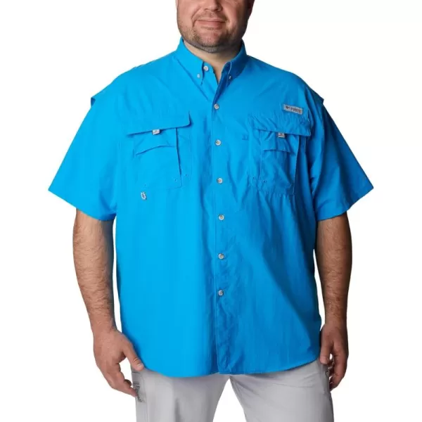 Columbia Mens Bahama II Short Sleeve ShirtCompass Blue