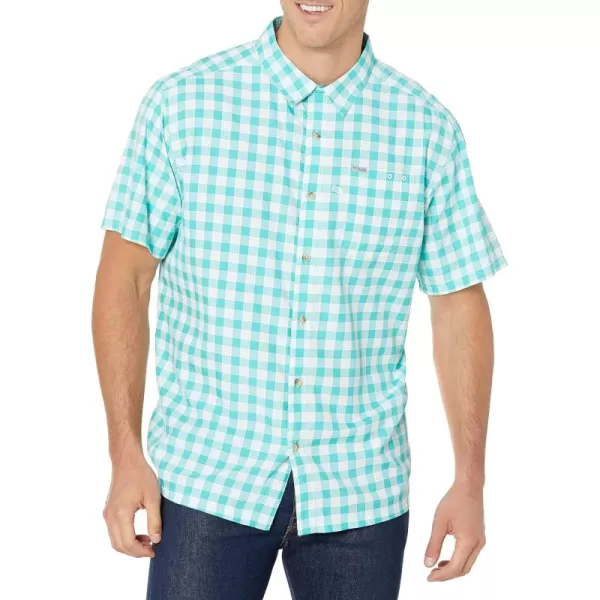 Bright Aqua Palaka Plaid