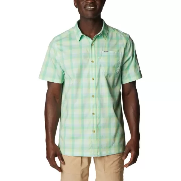 Columbia Mens Super Slack Tide Camp Shirt Short SleeveKey West Mid Gingham