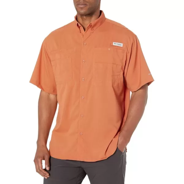 Columbia Mens Tamiami II Short Sleeve ShirtIsland Orange