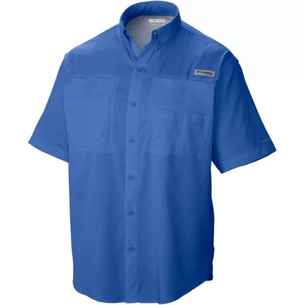 Columbia Mens Tamiami II Short Sleeve ShirtVivid Blue  Legacy