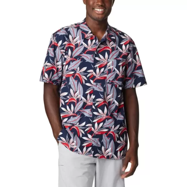 Collegiate Navy Tuna Paradise Print