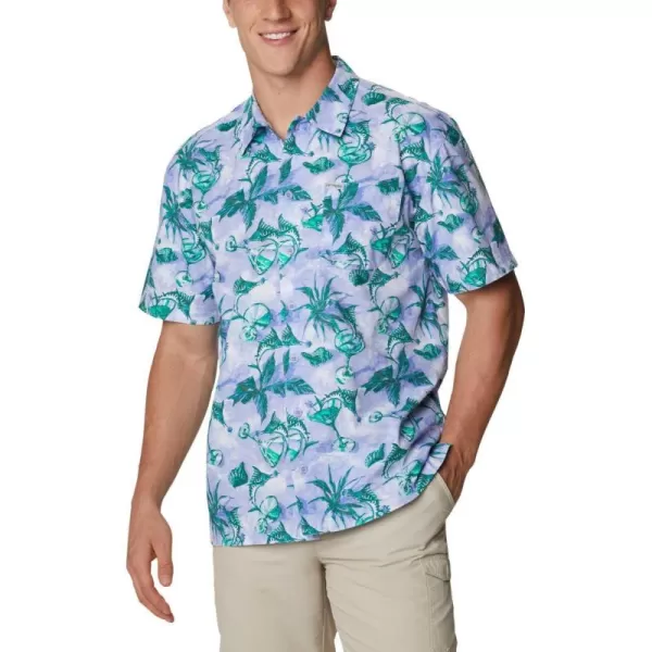 Columbia Mens Trollers Best Short Sleeve ShirtFairytale Martini Marlin Print