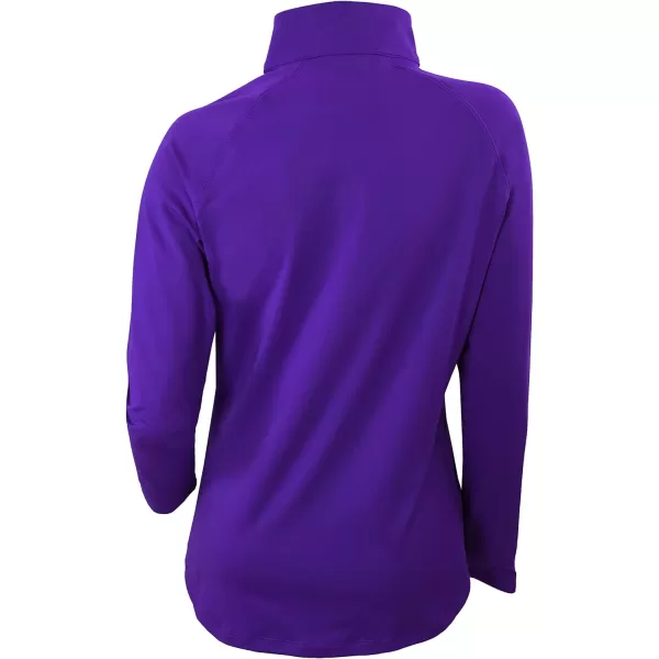 Columbia Golf Womens OmniWick Outward Nine 14 ZipPurple