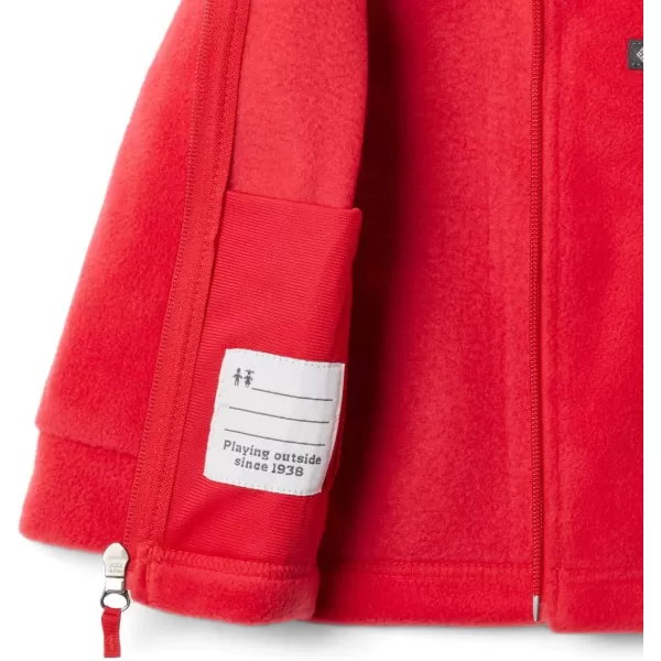 Columbia UnisexBaby Benton Springs Fleece JacketRed Lily