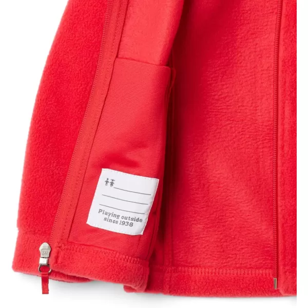 Columbia UnisexBaby Benton Springs Fleece JacketRed Lily