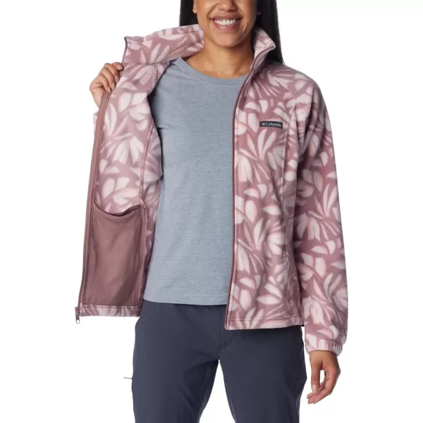 Columbia Womens Benton Springs Printed Full ZipFig Areca