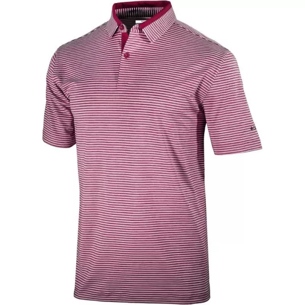 Columbia Golf Mens OmniWick Stroll PoloBeet