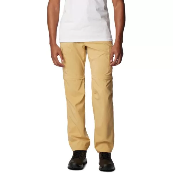 Columbia Mens Silver Ridge Utility Convertible PantLight Camel