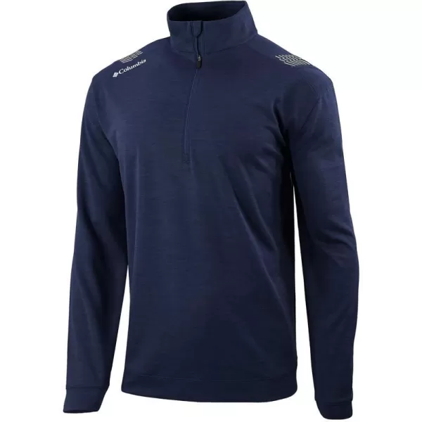 Columbia Golf Mens OmniWick Oakland Downs 14 ZipCollegiate Navy